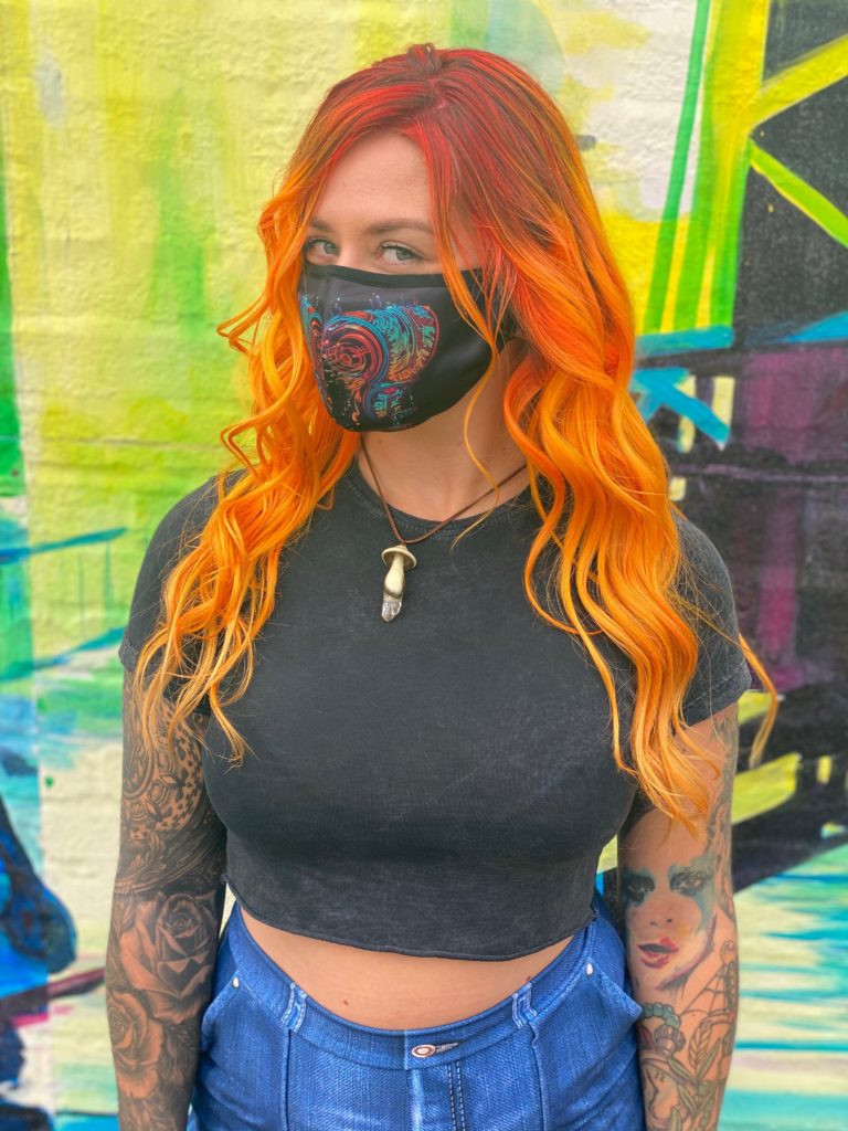 Fire Hair with Mask